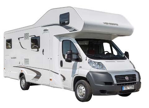 Anmietung von Wohnmobil / Reisemobil für sechs Personen Anmietung von Wohnmobil / Reisemobil für sechs Personen